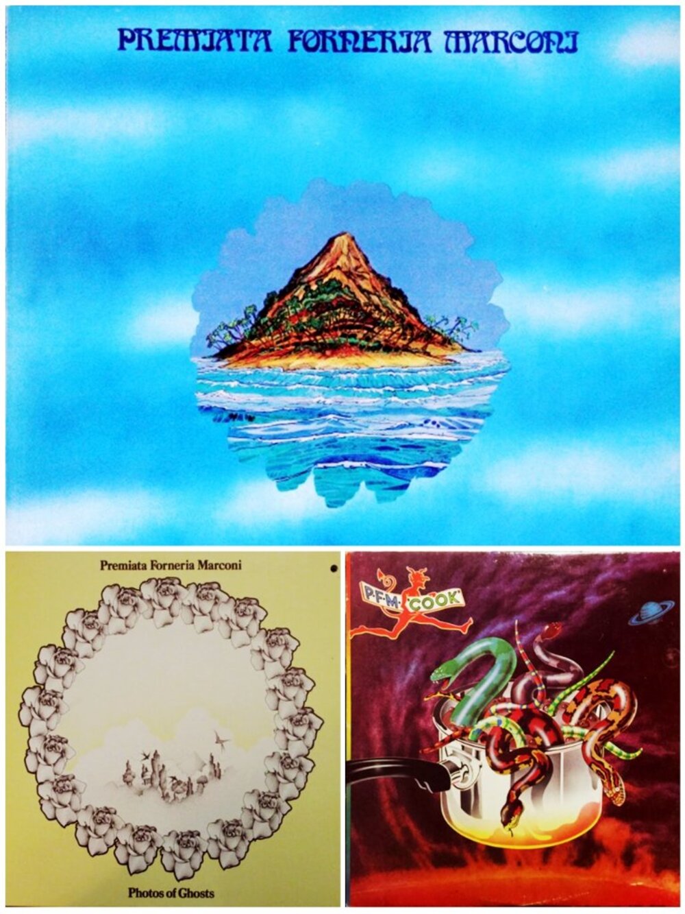 Lot Of 3 P.F.M. Vinyl Records